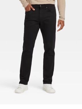 Men's Goodfellow & Co total flex athletic cut pants Jeans Black 34X34 like new